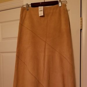 Suede Skirt